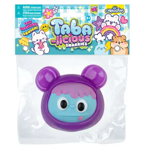 Taba-Licious Curiosities Snarkies Bear 4-Inch Squeeze Toy [Tongue]