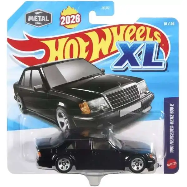 Hot Wheels XL 1991 Mercedes-Benz 500 E Die Cast Car