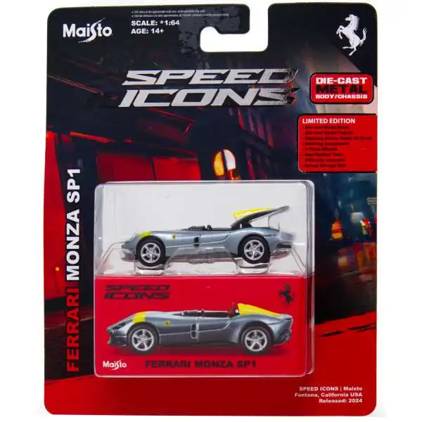 Speed Icons Ferrari Monza SP1 Diecast Car