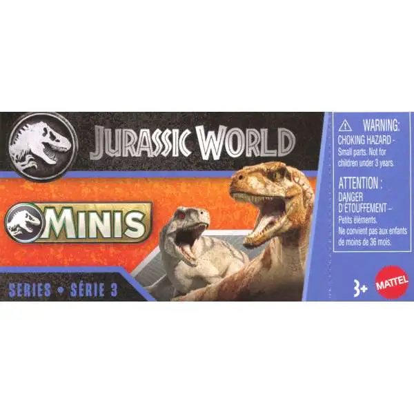 Jurassic World MINIS 2025 Series 3 Mystery Pack [1 RANDOM Extra Large Figure OR 2 Regular Sized Figures]