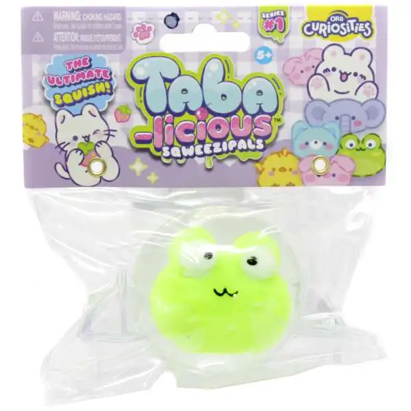 Taba-Licious Sqweezipals Frog 3-Inch Squeeze Toy