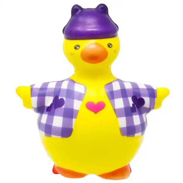 Hello Ducky! Slo-Rise Smushy Ducky PURPLE Squeeze Toy