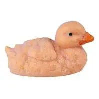 Taba-Licious Curiosities Fluffs Duck 3-Inch Squeeze Toy [Orange]