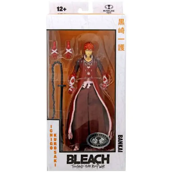 McFarlane Toys Bleach Thousand Year War Ichigo Kurosaki Action Figure [Bankai, Platinum Edition Chase]