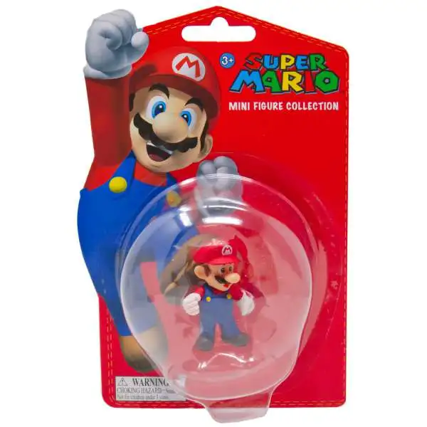 Super Mario Bros Mario 2-Inch Vinyl Mini Figure [Making Fist]
