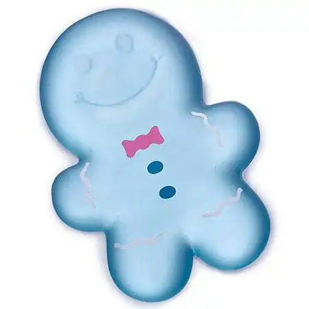 Super Duper Sugar Squisher Gingerbread Man BLUE Squish Toy