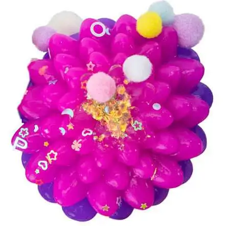 Taba-Licious Flowers Pink & Purple 4-Inch Squeeze Toy