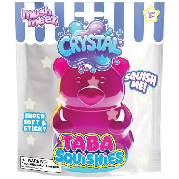 MushMeez Taba Squishies Crystal Bear Squeeze Toy