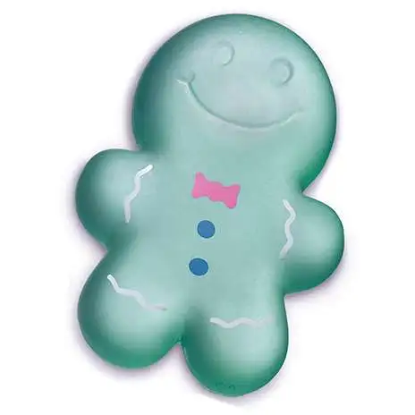 Super Duper Sugar Squisher Gingerbread Man GREEN Squish Toy