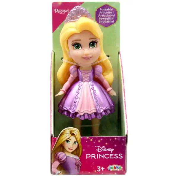 Disney Princess Posable Rapunzel 3-Inch Mini Figure [Metallic]