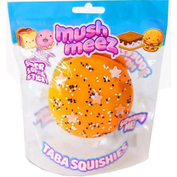MushMeez Taba Squishies Hamburger Squeeze Toy