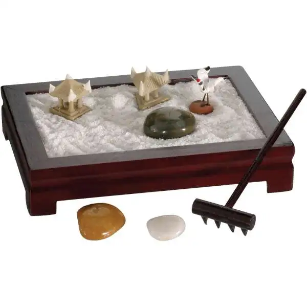 Toysmith Mini Zen Garden Kit [Rosewood ]