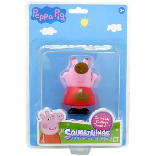 Squeezelings Peppa Pig 3-Inch Vinyl FIgure [Muddy]