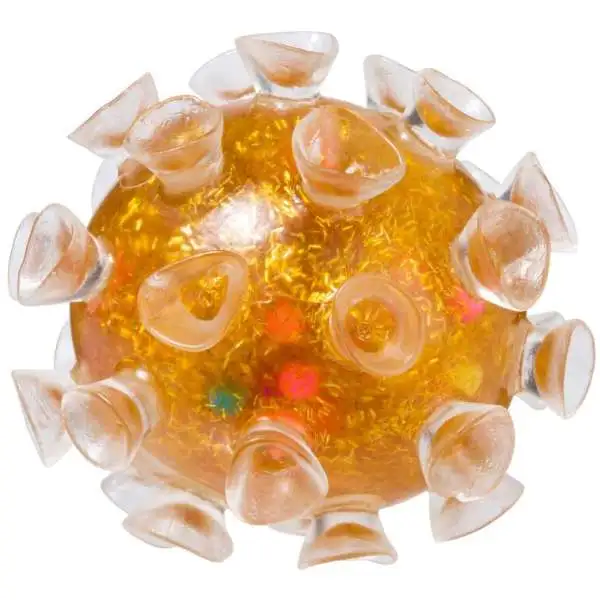 Squishy Sucker Ball YELLOW Squeeze Toy