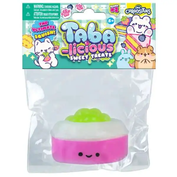 Taba-Licious Curiosities Sweet Treats Cake 4-Inch Squeeze Toy