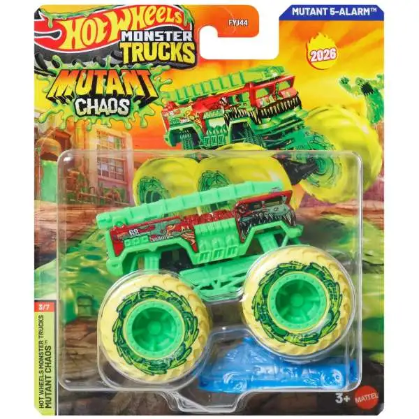 Hot Wheels Monster Trucks Mutant Chaos Mutant 5-Alarm 164 Diecast