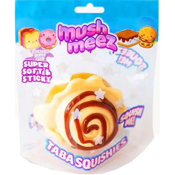 MushMeez Taba Squishies Cinnamon Bun Squeeze Toy