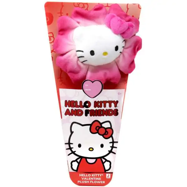 Sanrio Hello Kitty & Friends 2026 Valentine's Day Hello Kitty 14-Inch Plush Flower [Pink]