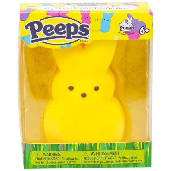 Peeps YELLOW Bunny Squeeze Toy [Boxed]