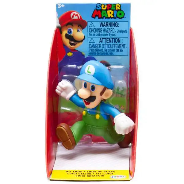 World of Nintendo Super Mario Ice Luigi 2.5-Inch Mini Figure