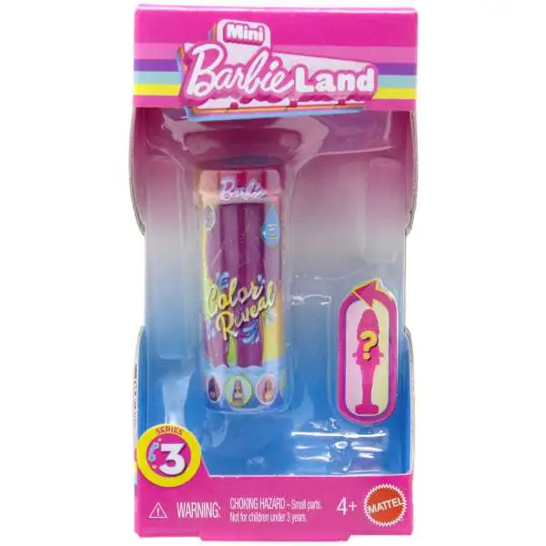 Mini BarbieLand Series 3 Color Reveal 1.5-Inch Mystery Pack [1 RANDOM Mini Figure]