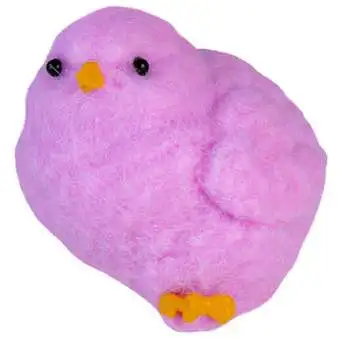 Taba-Licious Curiosities Fluffs Chick 3-Inch Squeeze Toy [Pink]