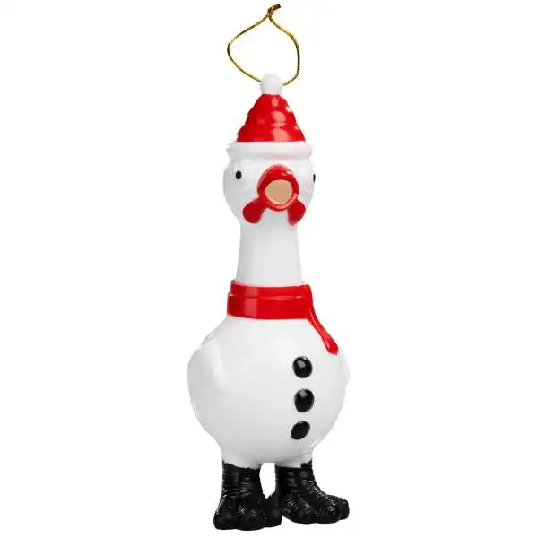 AniMolds Squeeze Me Christmas Chicken Series Snowman Rubber Chicken