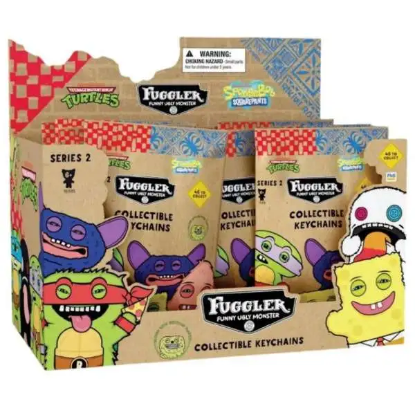 Fuggler Series 2 Collectible Keychains 2.5 Mystery Box 24 Packs
