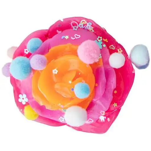 Taba-Licious Flowers Orange & Pink 4-Inch Squeeze Toy