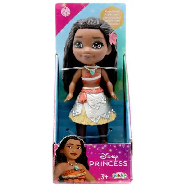Disney Princess Posable Moana 3 Mini Figure Metallic Jakks Pacific