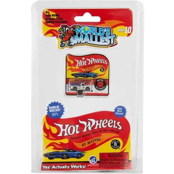 World's Smallest Hot Wheels Series 10 Ramblin Wrecker 1975 Diecast Car