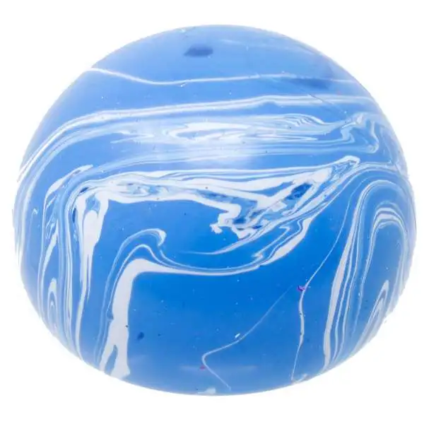 Swirl Marble Ball BLUE 2-Inch Stress Squishy Fidget Toy