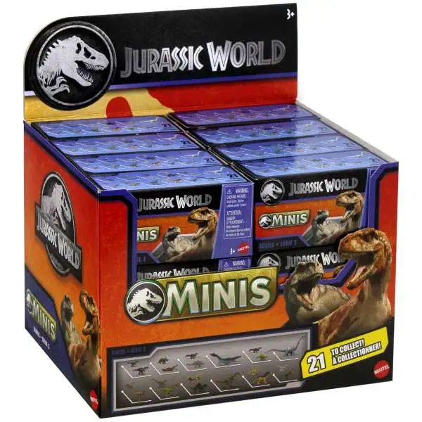 Jurassic World MINIS 2025 Series 3 Mystery Box [24 Packs]
