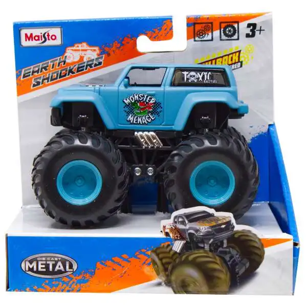 Earth Shockers Monster Menace Diecast Pull-Back Car