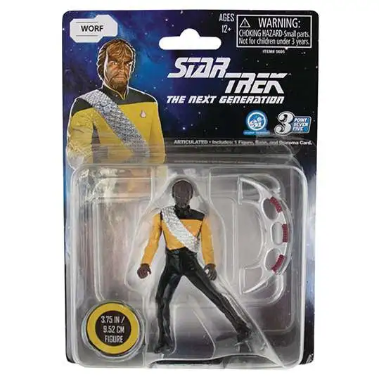 Star Trek The Next Generation 3 Point Seven Five Worf 3.75-Inch Figure