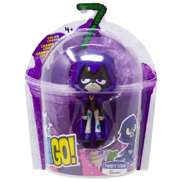 Teen Titans Go! DC Twisty Titans Color Change Raven 6-Inch Bendable Figure