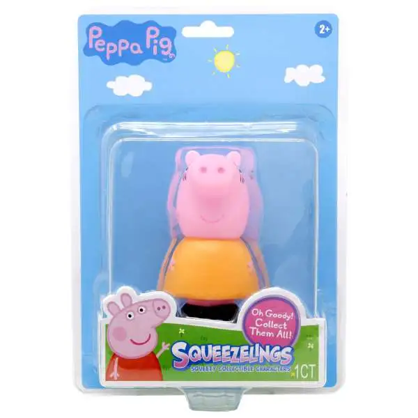 Peppa Pig Squeezelings Mommy Pig 3-Inch Vinyl FIgure