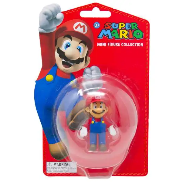 Super Mario Bros Mario 2-Inch Vinyl Mini Figure [Standing]