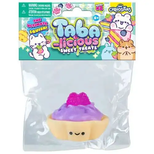 Taba-Licious Sweet Treats Raspberry Tart 4-Inch Squeeze Toy