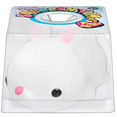Squeesh Yum Jumbo Jigglies WHITE RABBIT 2.5-Inch Mini Squeeze Toy