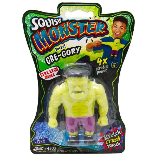Squish Monster Pocket Gre-Gory 3.5-Inch Stretchy Figure