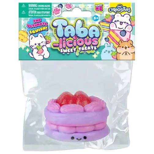 Taba-Licious Curiosities Sweet Treats Raspberry Cake 4-Inch Squeeze Toy [Purple]
