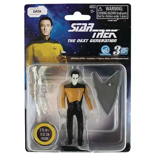 Star Trek The Next Generation 3 Point Seven Five Data 3.75-Inch Figure
