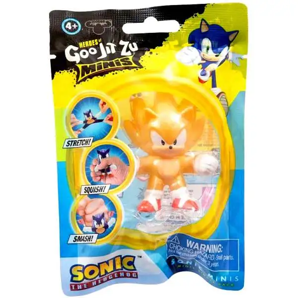 Heroes of Goo Jit Zu Sonic the Hedgehog MINIS Super Sonic Action Figure