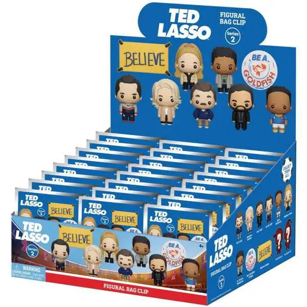 3D Figural Keyring Series 2 Ted Lasso Mystery Box [24 Packs]