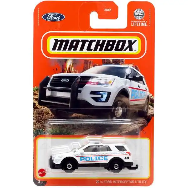 Matchbox 2016 Ford Interceptor Utility Diecast Car