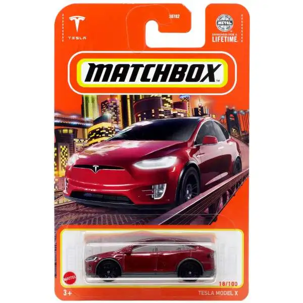 Matchbox Tesla Model X Diecast Car [Red]