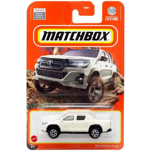 Matchbox 2018 Toyota Hilux Diecast Car [White]
