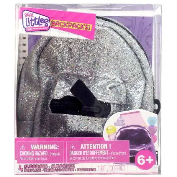 Shopkins Real Littles Backpacks! Series 4 Glitter Mystery Pack