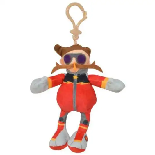 Sonic The Hedgehog Prime Clip On Dr. Eggman 5-Inch Plush